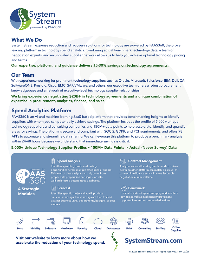 System Stream PAAS360
