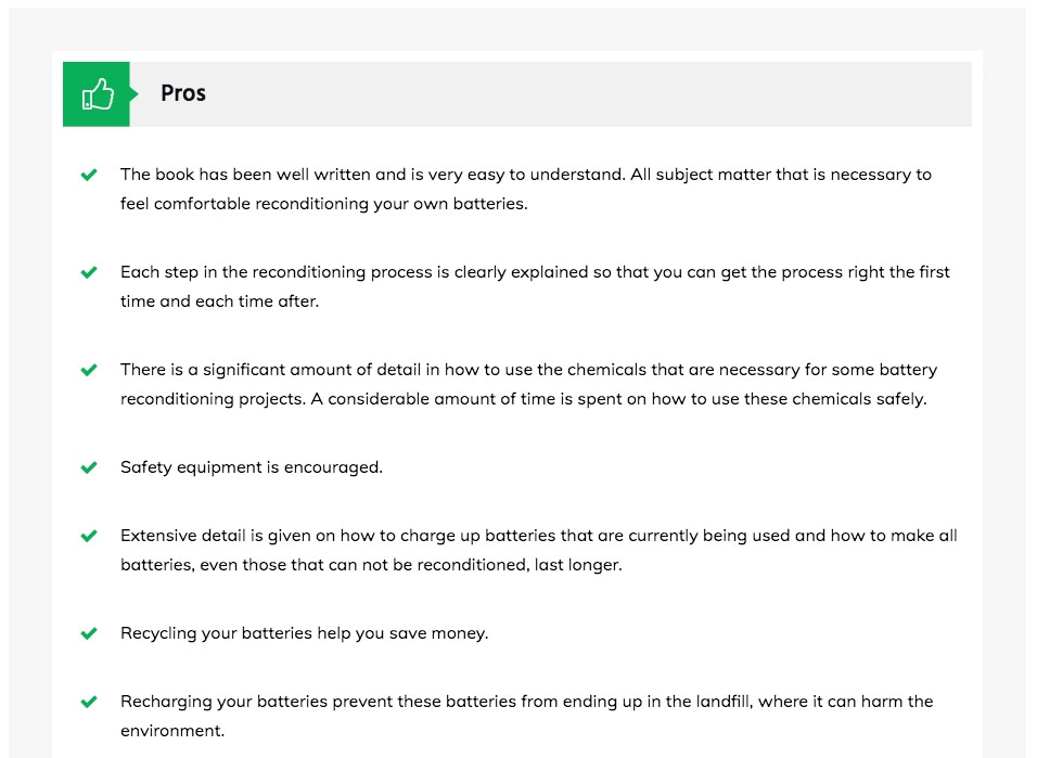 System Stream - EZ Battery - Pros